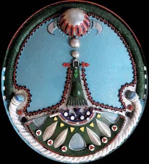 Symbiose du Plongeur — technique mixte 63x72 cm — Pierre Arnould (1992)