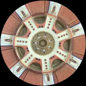 Entrée en Matière — technique mixte Ø 60 cm — Pierre Arnould (1994)