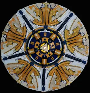 Objet Trouvé Triploïde — technique mixte Ø 90 cm — Pierre Arnould (2000)