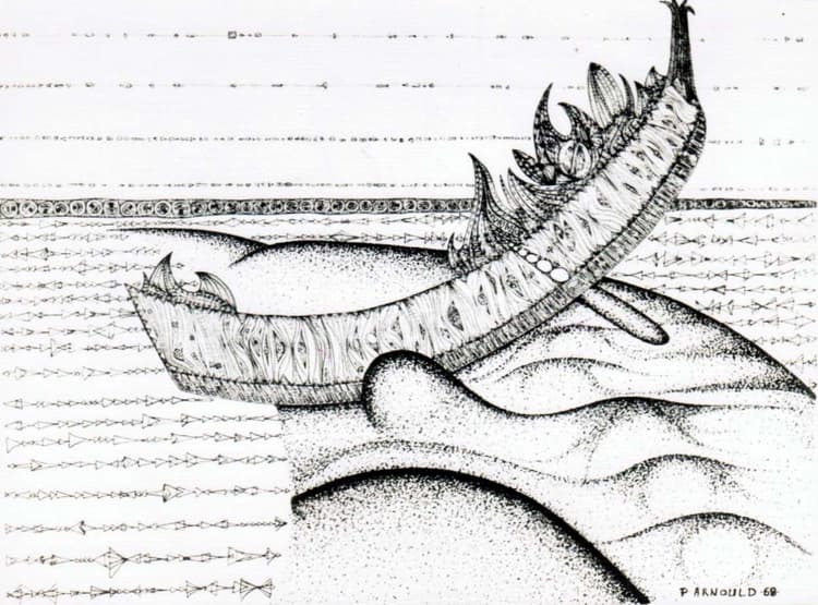dessin de Pierre Arnould artiste plasticien